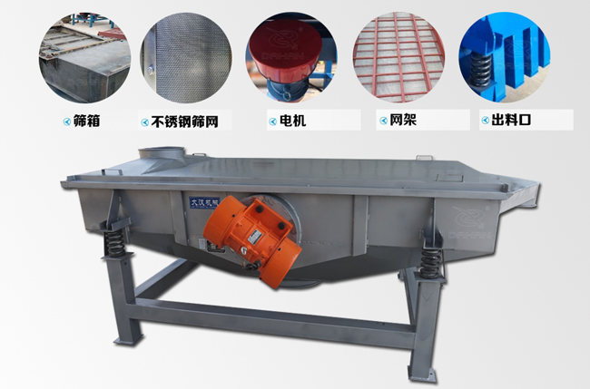 1020直線振動篩結構 1020直線振動篩結構